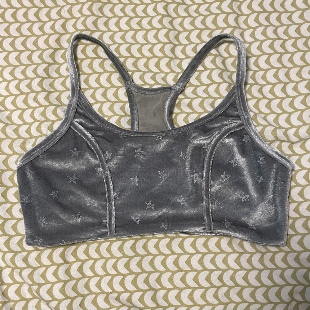 Aerie Velvet Star Bralette